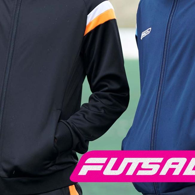Futsal hombres con chaquetas de fútbol 